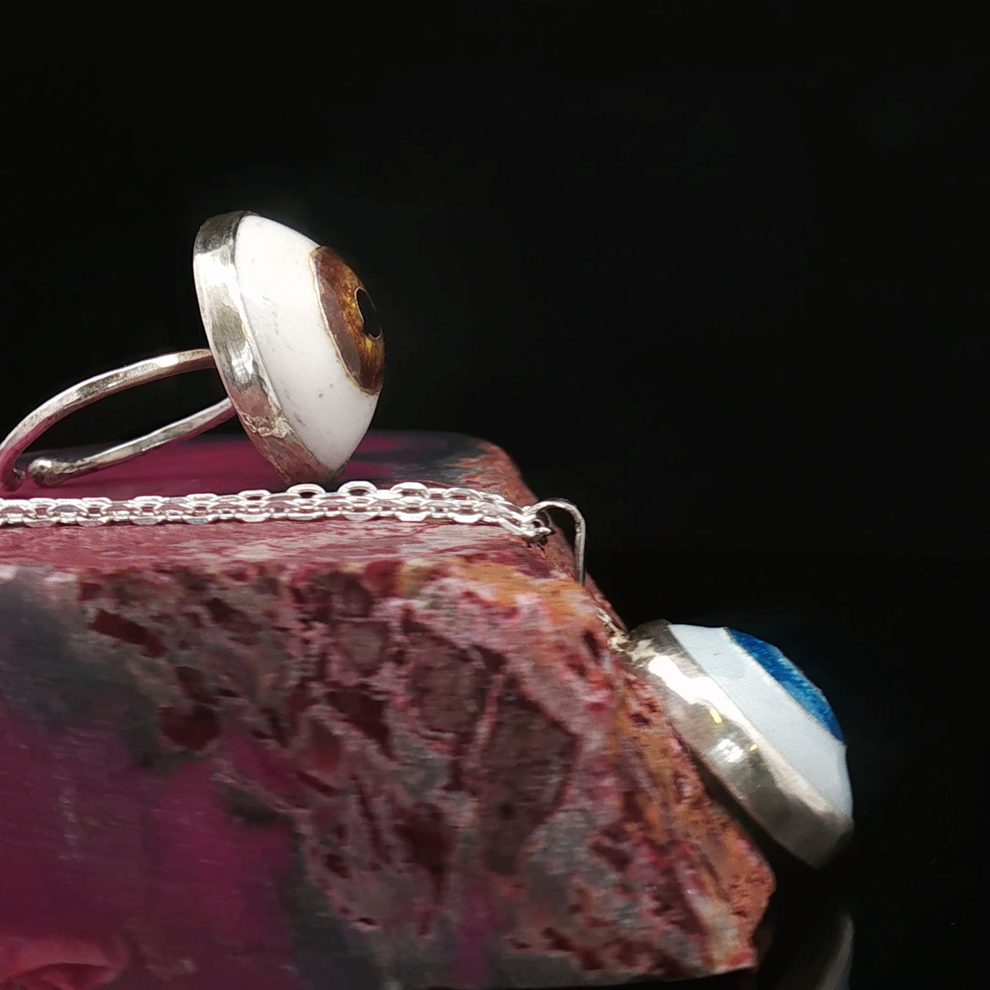 Artisan Evil Eye – Silver & Copper Minakari