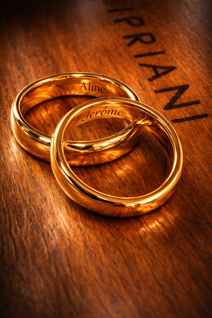 Custom Tungsten Wedding Band Ring with Name Engraving | Made to Order – Maralkunst
Pre order only