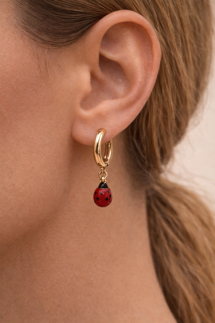 Lucky Ladybug Hoop