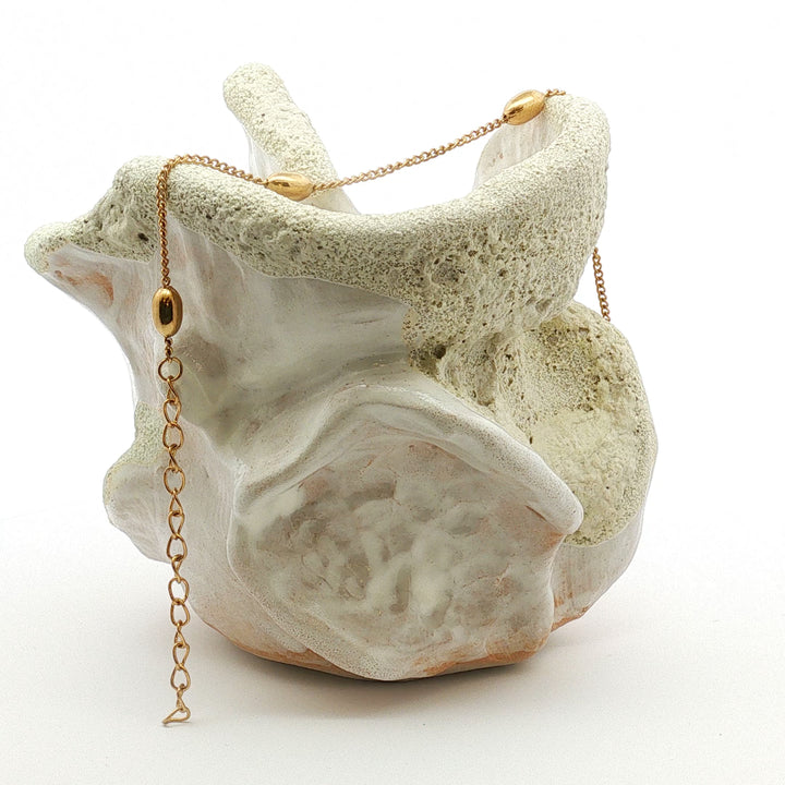 Minimal Nordic Collection – Golden Tide Bracelet