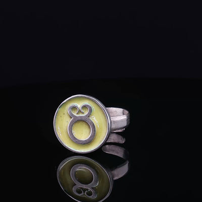 Viking Symbols Minakari Ring Collection – 925 Silver, Handmade Limited Edition