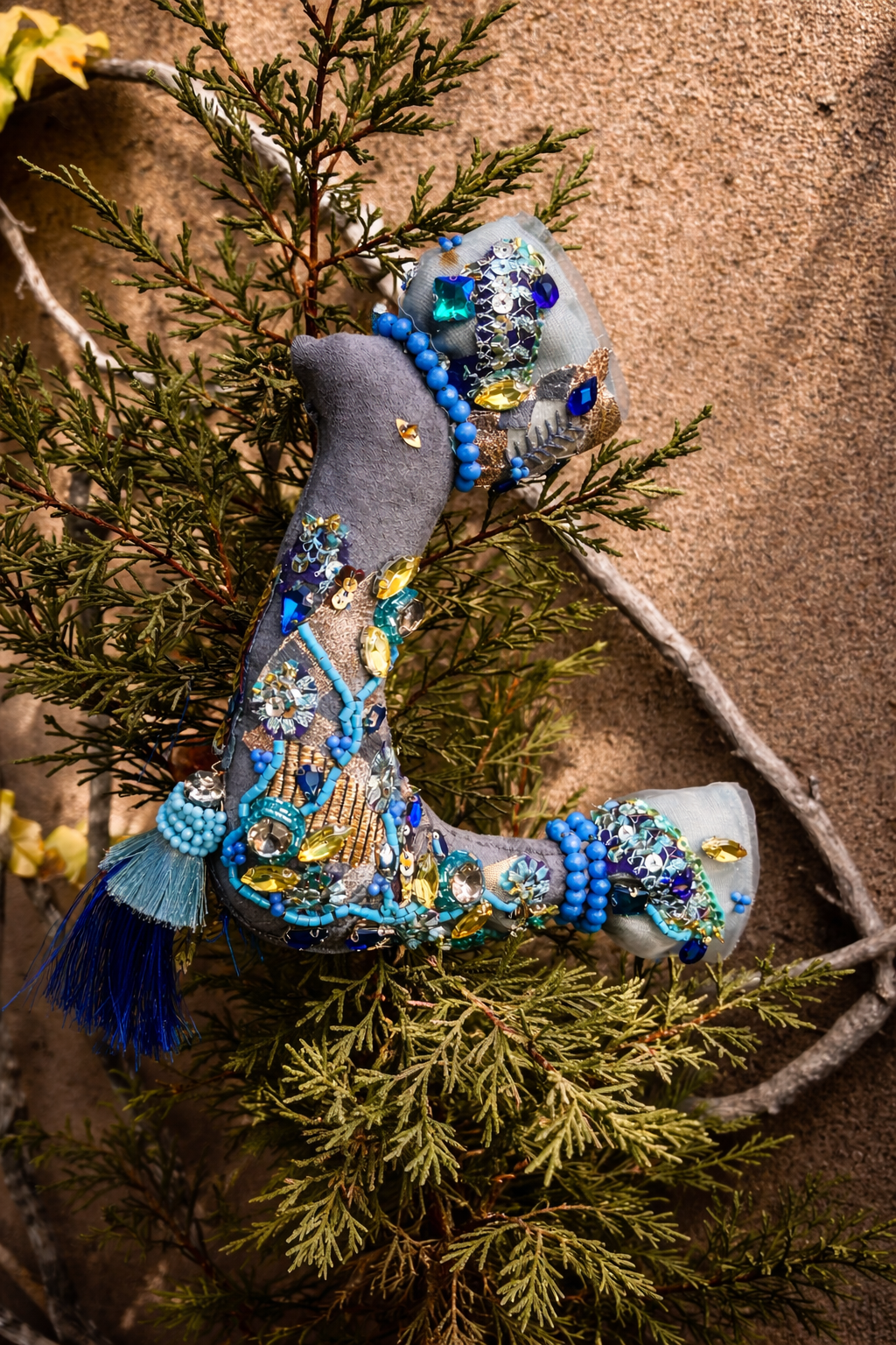 Shahrzad Prosperity Bird – Handmade Decorative Bird Sculpture | Persian Art Home Decor | Unique Easter Interior Ornament