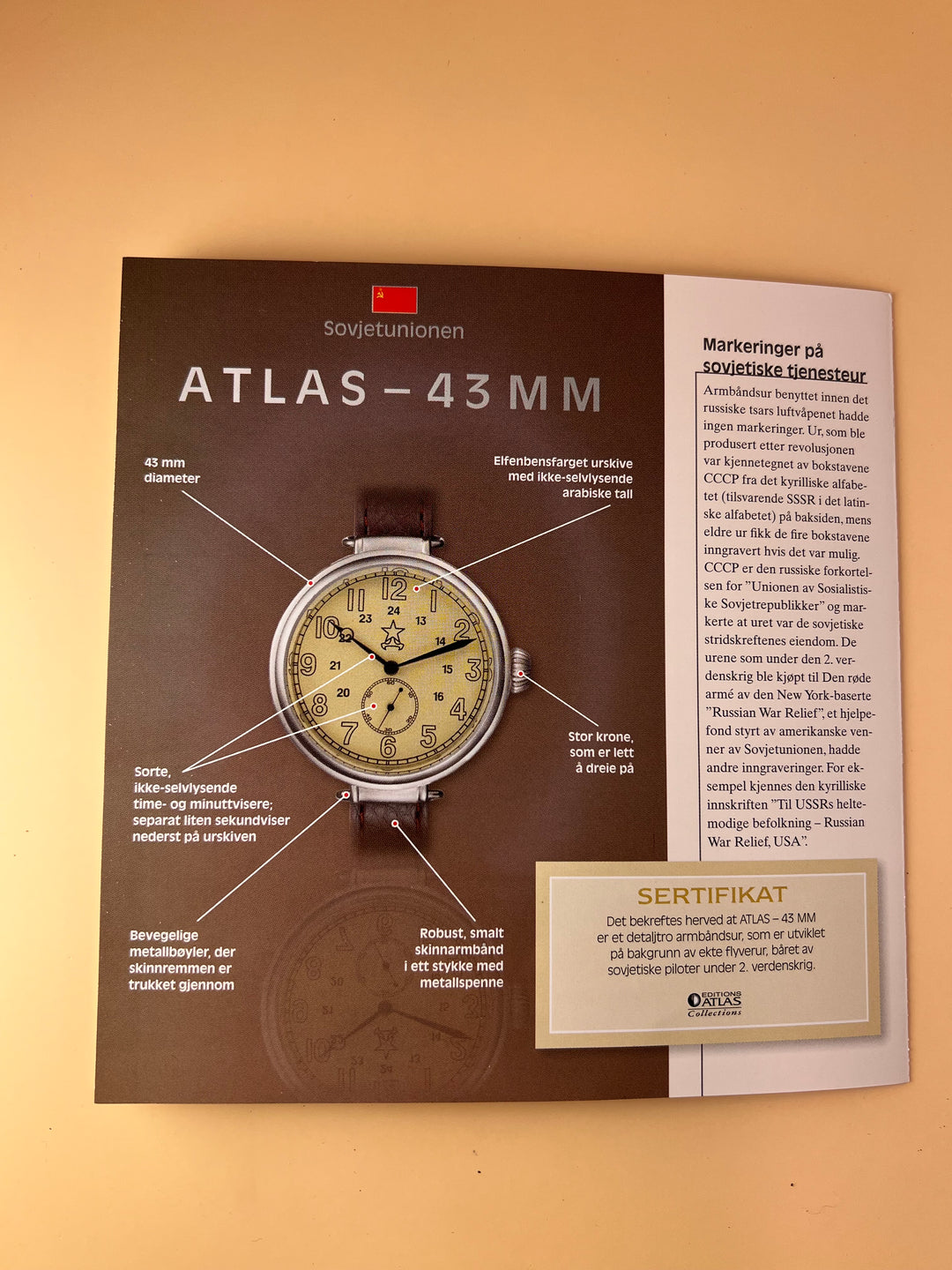 Vintage Soviet Sky – Polikarpov Tribute Watch (Atlas 43MM)