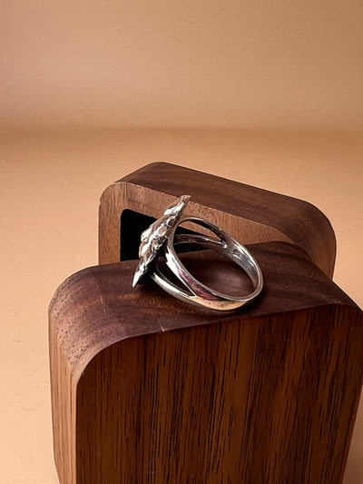 🌞🌙 Sol y Luna – Sterling Silver Ring from Mexico