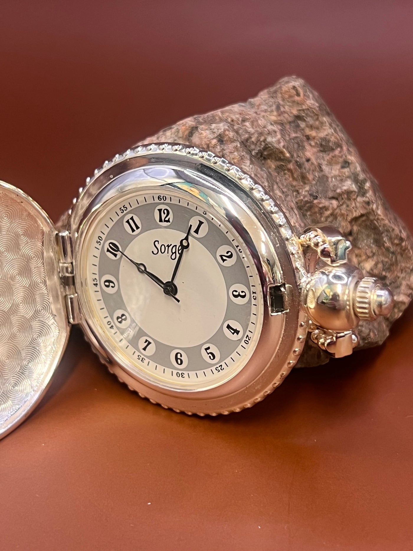 Vintage Garden of Time Pocket Watch