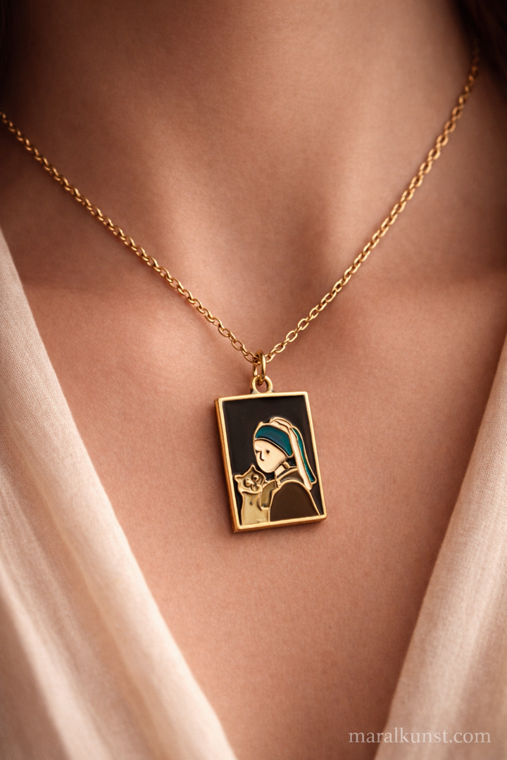 Girl with a Pearl Earring – Johannes Vermeer Inspired Necklace