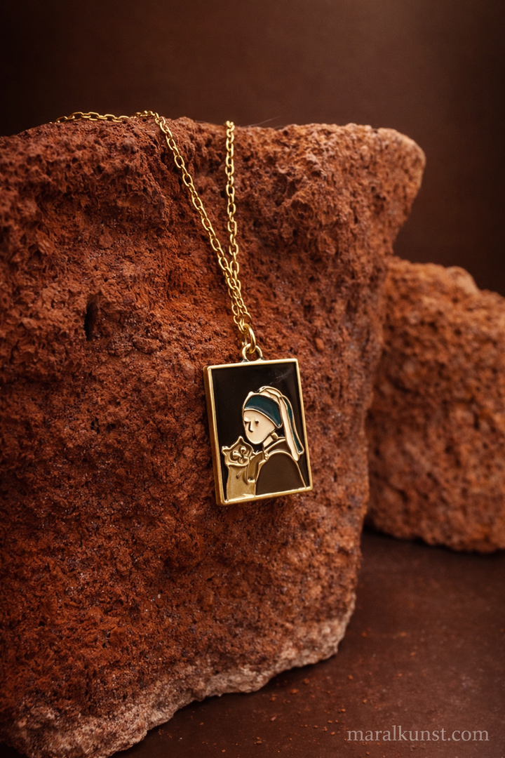 Girl with a Pearl Earring – Johannes Vermeer Inspired Necklace