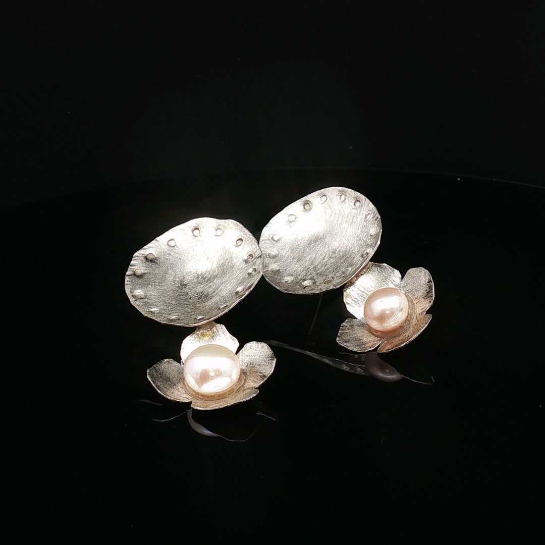 Persian Garden Pearl Earrings