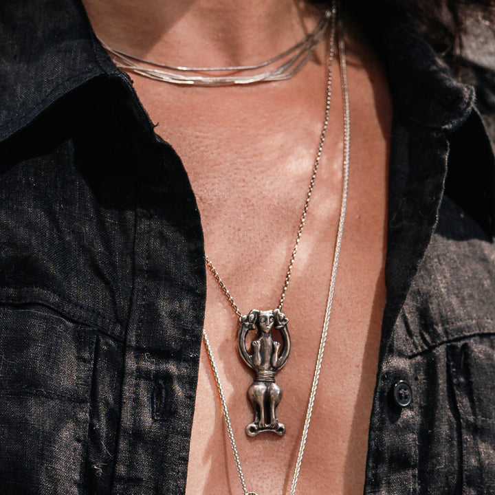 Heritage of Iran Lorestan figure necklace