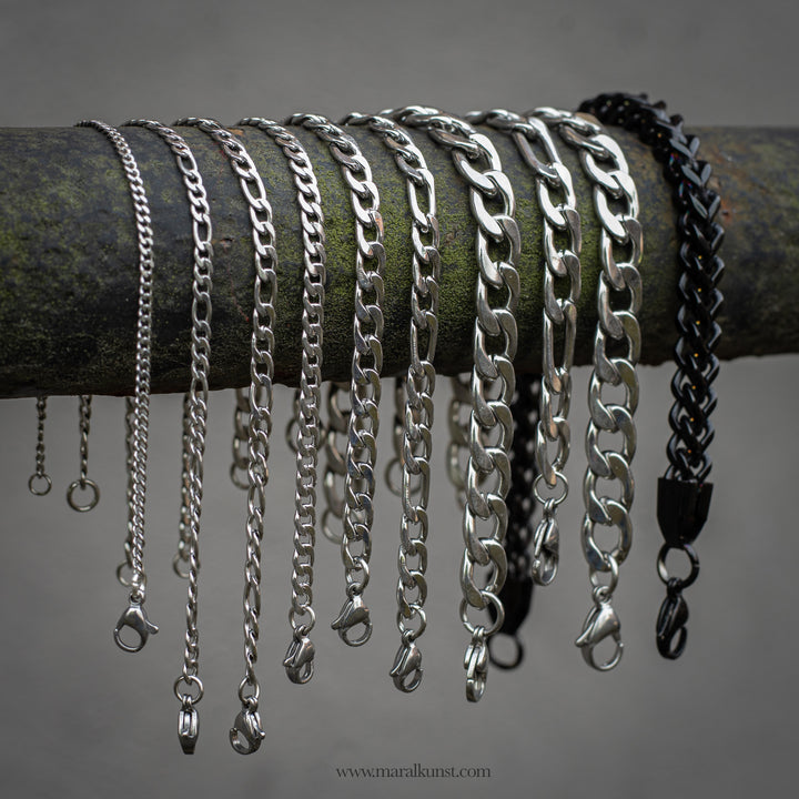 Cuban 6mm thick chain stainlessteel bracelet