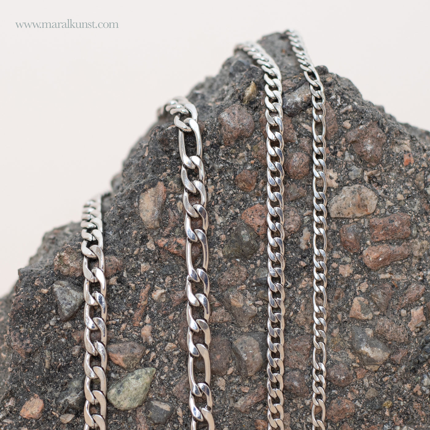 figaro stainless steel chain bracelet
