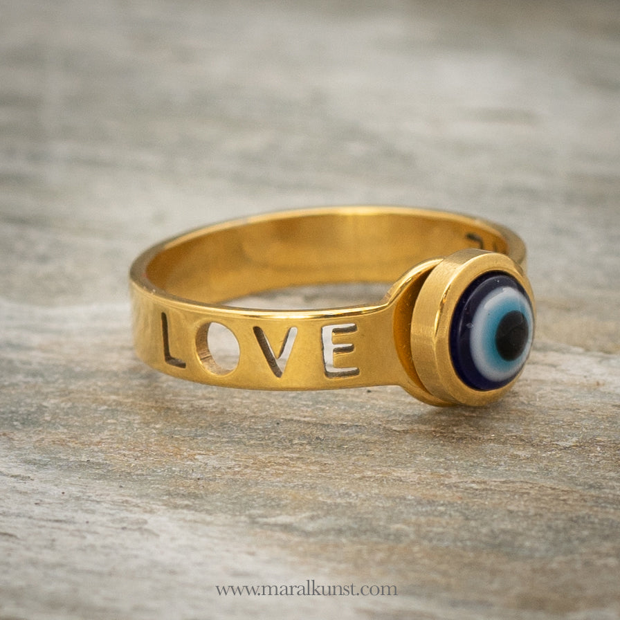 Maral evil eye Love ring (last chance)