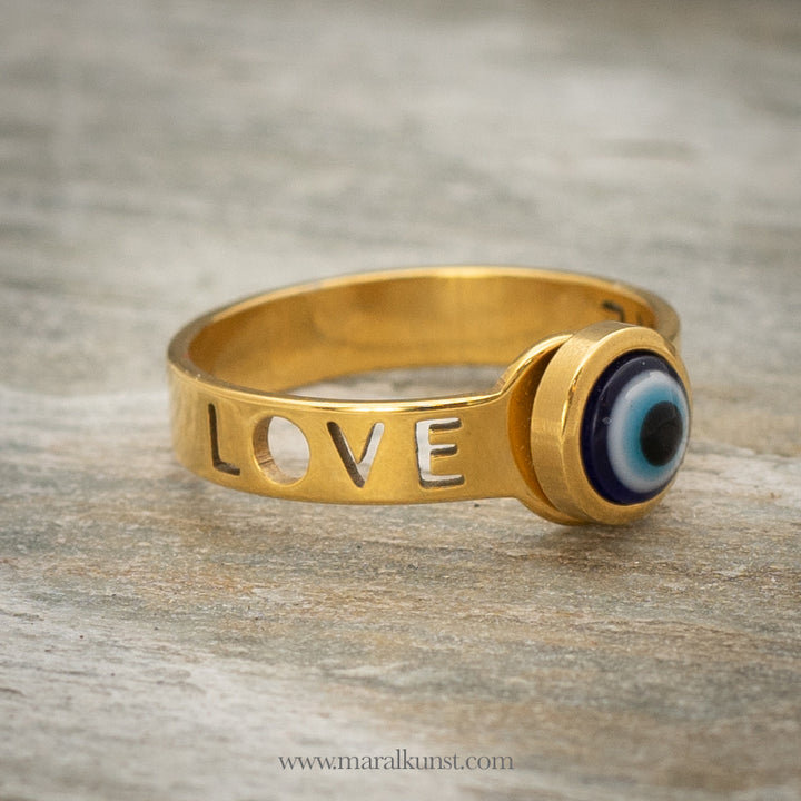 Maral evil eye Love ring (last chance)
