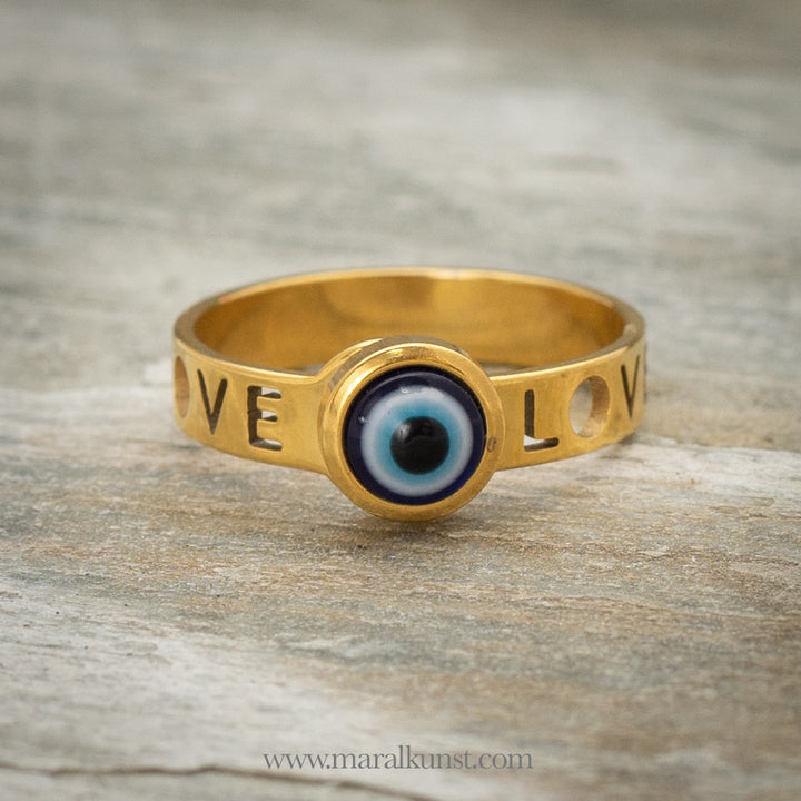 Maral evil eye Love ring (last chance)
