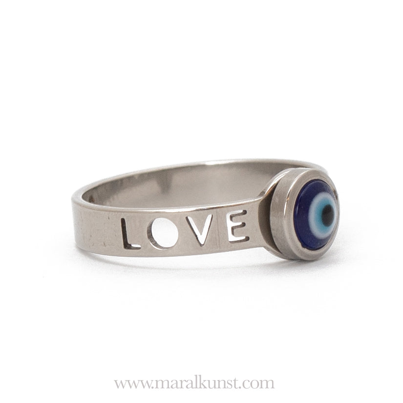 Turkish amulet Love ring