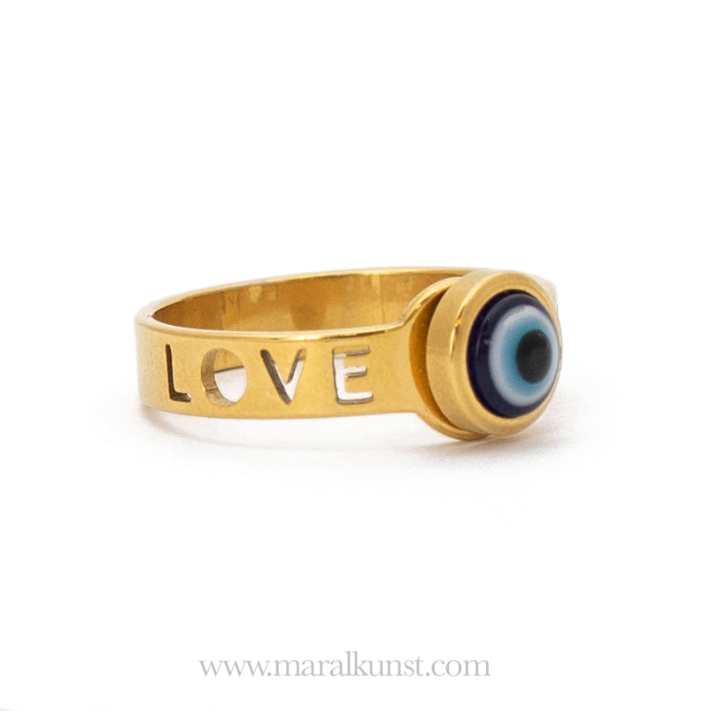 Maral evil eye Love ring (last chance)