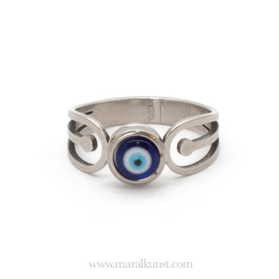 Blue Evil eye  ring