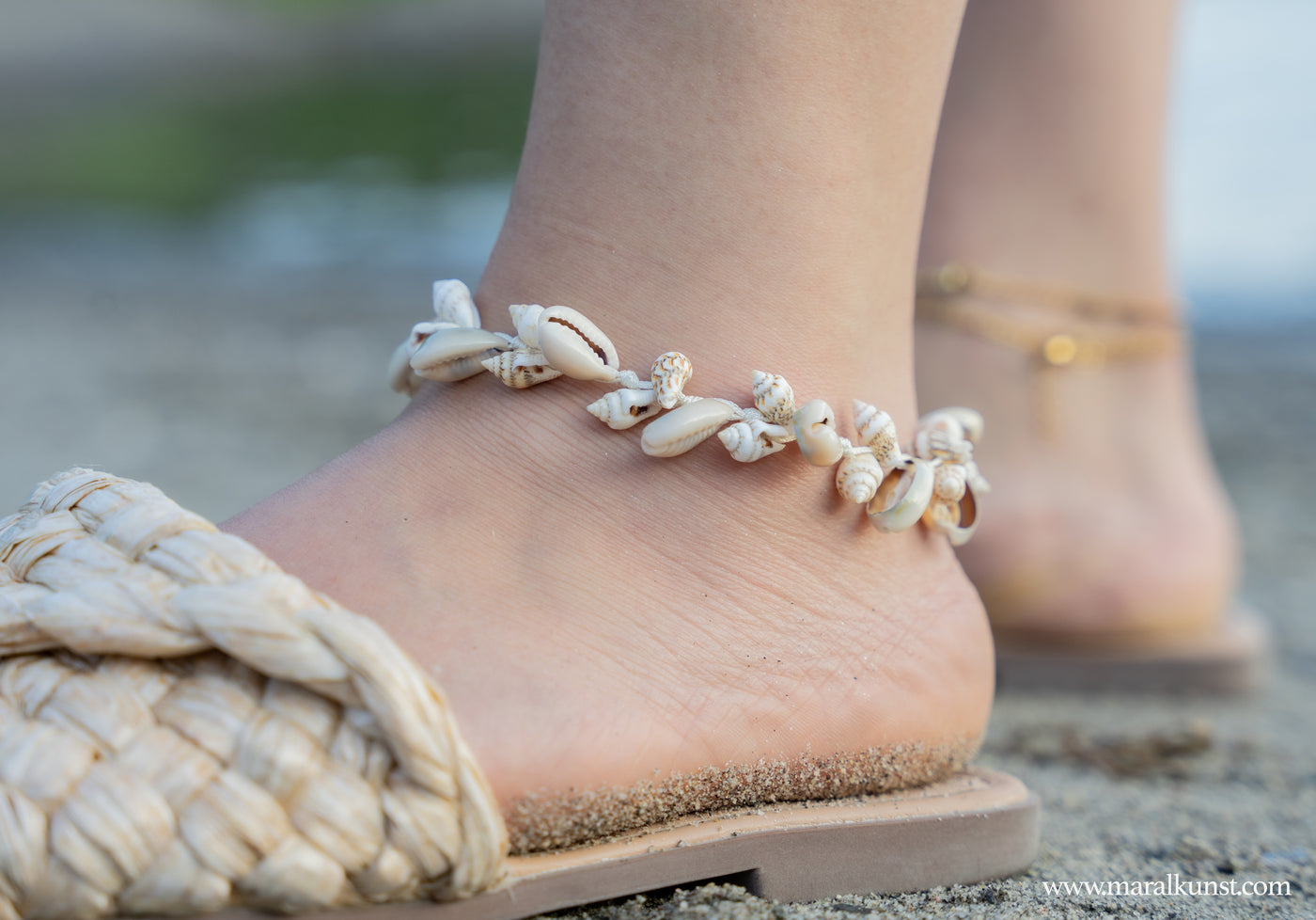 Shell anklet