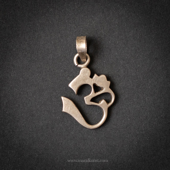 Om Symbol Silver Charm