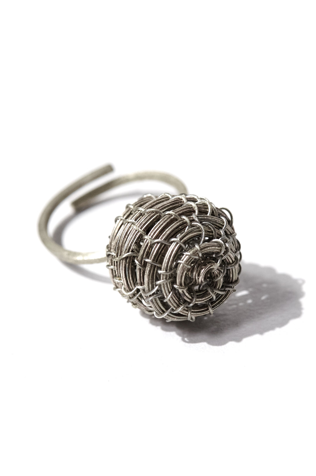 Pupa Ring – Handcrafted Sterling Silver Sculptural Ring | Contemporary Art Jewelry