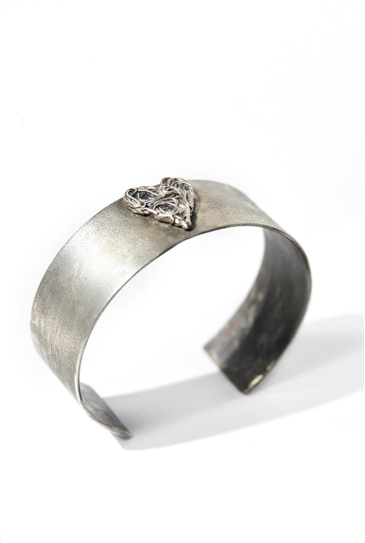 Impulsos Bracelet – Latidos Collection | Contemporary Sterling Silver & Swarovski Crystal Art Bracelet