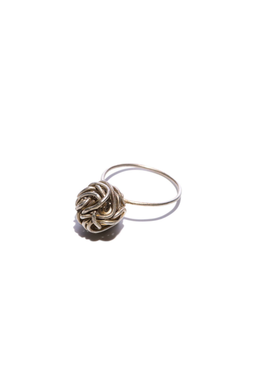 Nudo Ring | Contemporary Sterling Silver Art Ring | Handcrafted Statement Jewelry