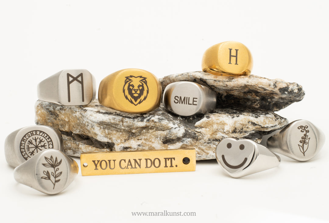 Custom LETTER engraving
