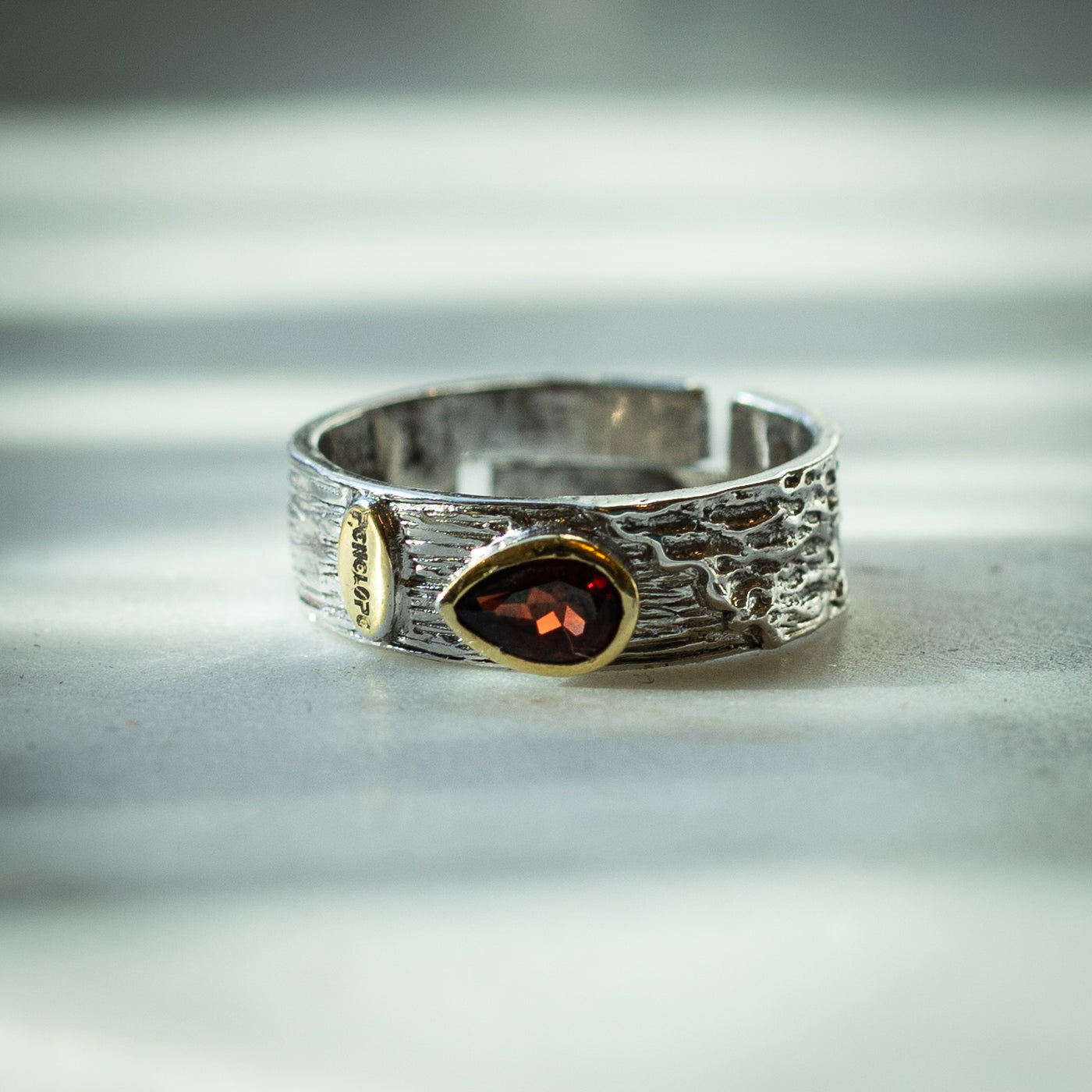 Garnet  925 silver luxury ring