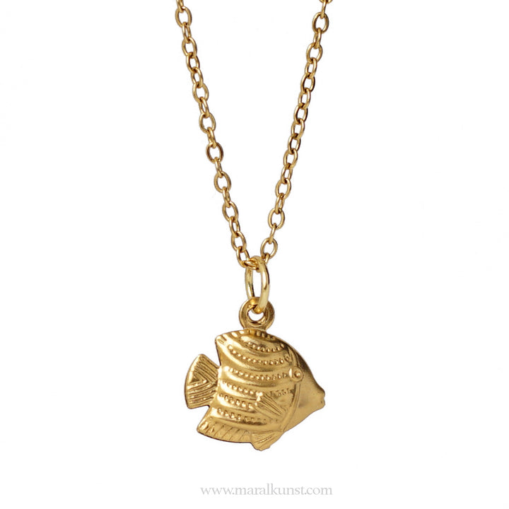 Gol Fish  stainless steel Necklace