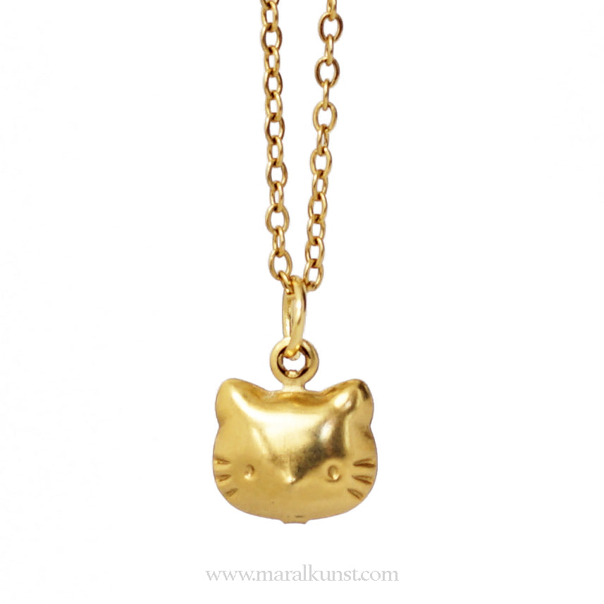 hello kitty gold plated necklace