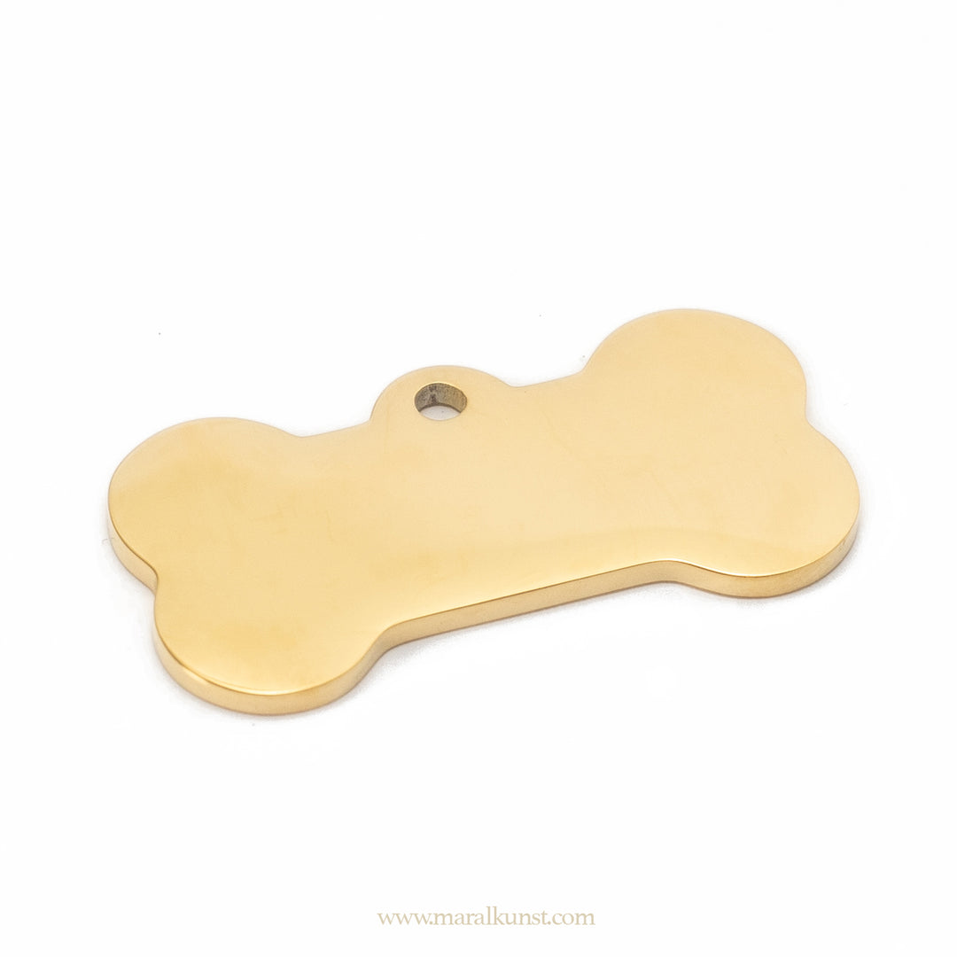 Pet dog and cat Gold Plated Pendant name Necklace