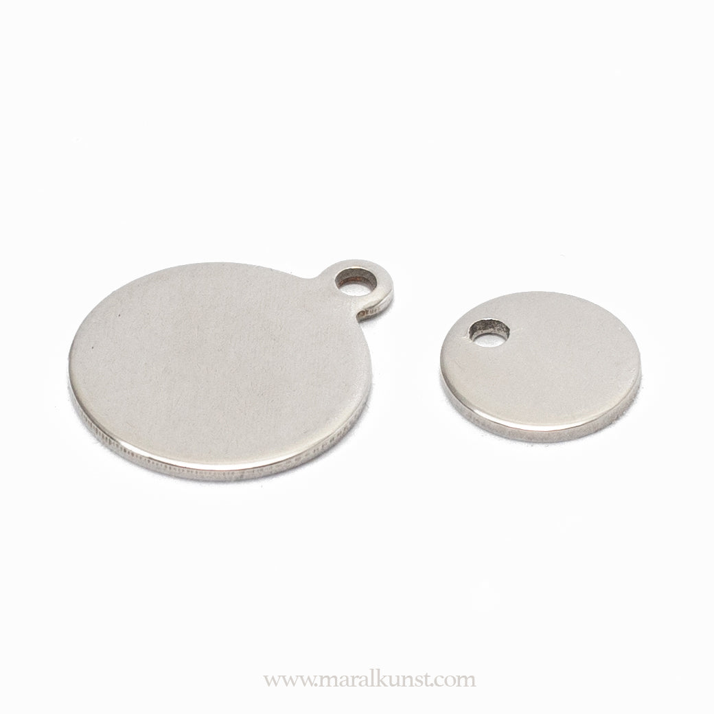 Stainless Steel Circle Pendant