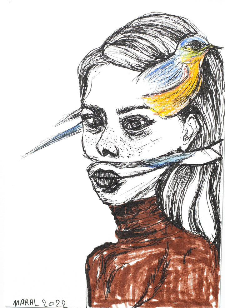 Where Thought Dared to Fly – 1/1 NFT Fine Art Portrait