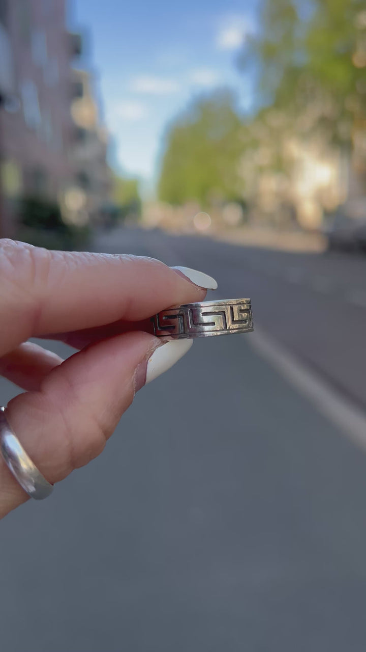Made to Order Custom ring  Contact for more details | Eternal Flow – Greek Key