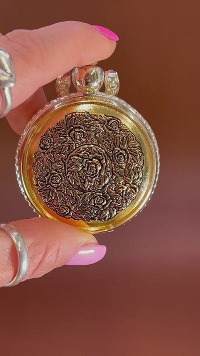 Vintage Garden of Time Pocket Watch
