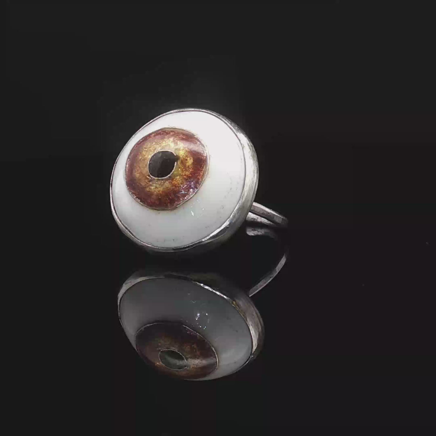 Artisan Evil Eye – Silver & Copper Minakari