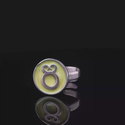 Viking Symbols Minakari Ring Collection – 925 Silver, Handmade Limited Edition