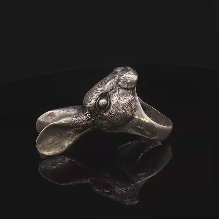 The Sacred Rabbit
Limited Edition Sculptural Silver Ring