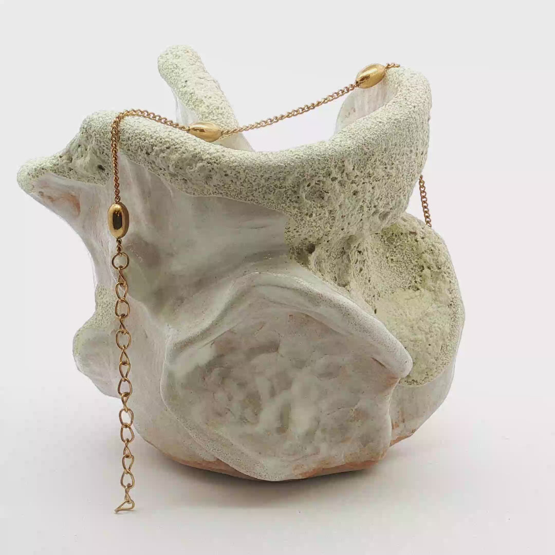 Minimal Nordic Collection – Golden Tide Bracelet