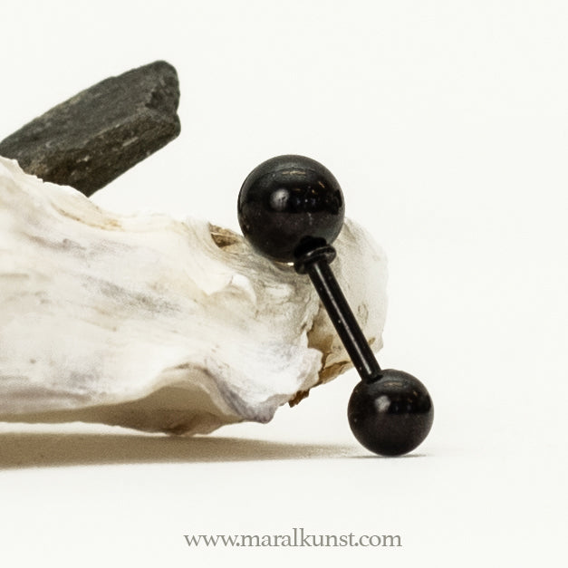 Black piercing stainlesssteel