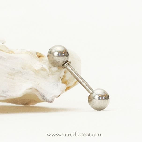 Norwegian Classic Mini Ball pvd stainless steel Piercing Stud Earrings