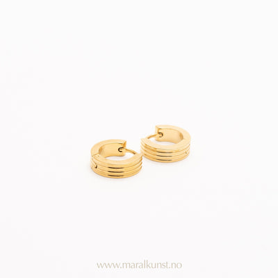 Amelia Earrings in 18K Yellow Gold - Maral Kunst Jewelry