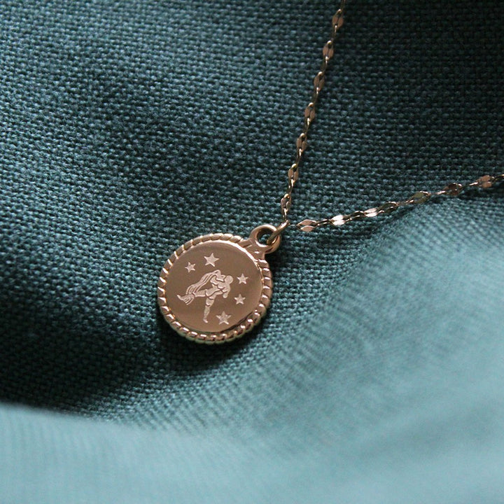Aquarius Constellation Zodiac Necklace - Maral Kunst Jewelry