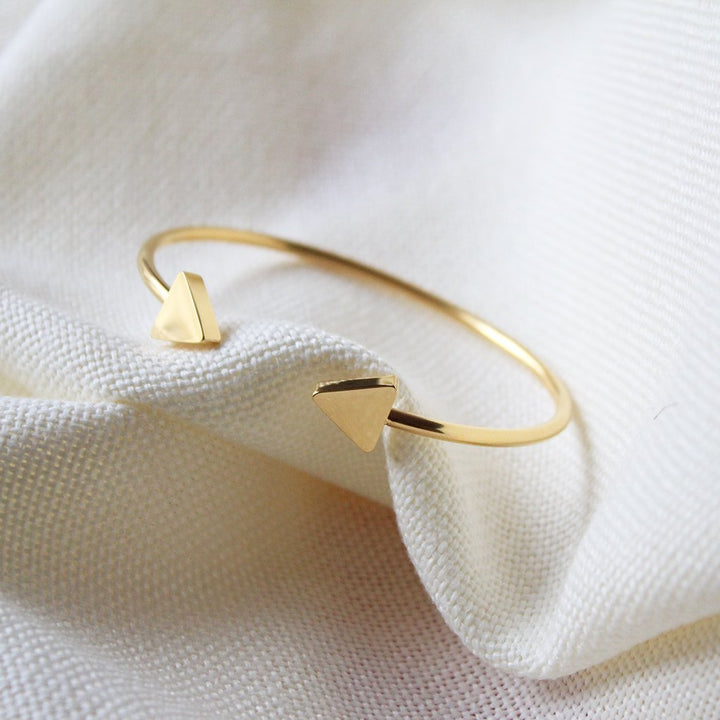 Triangle Cuff Bracelet - Maral Kunst Jewelry