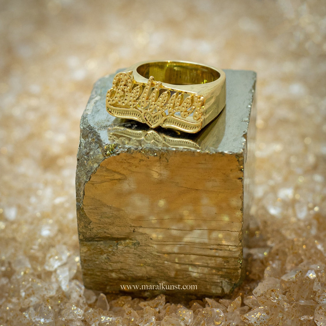 Classic Believer Statement Ring - Maral Kunst Jewelry