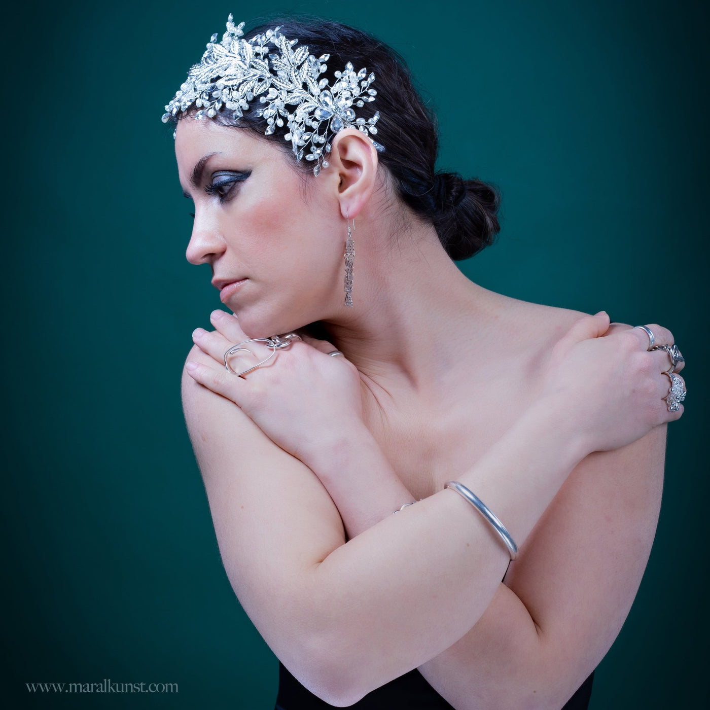 Blomster Tiara - Maral Kunst Jewelry