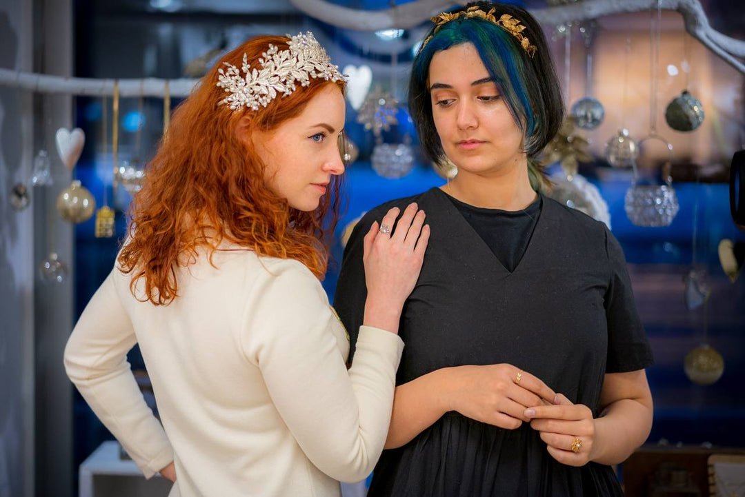 Blomster Tiara - Maral Kunst Jewelry