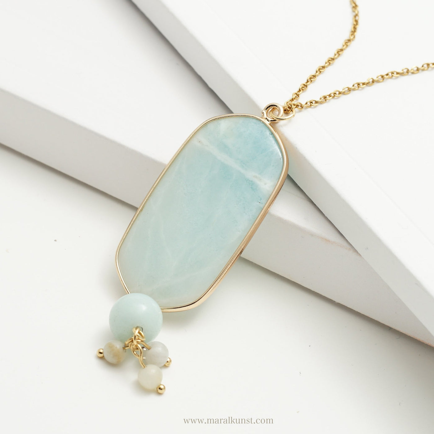 Blue Stone necklace - Maral Kunst Jewelry