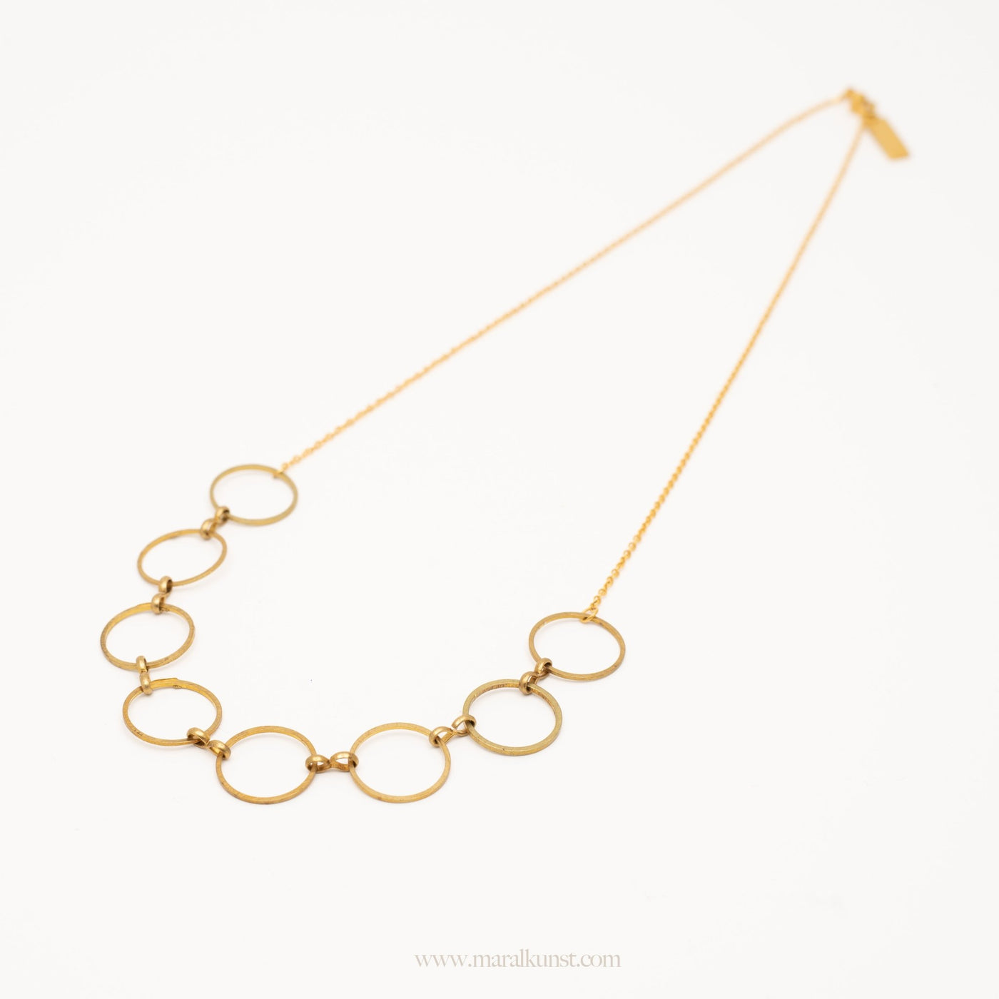 Brass and stainless steel chain - Maral Kunst Jewelry