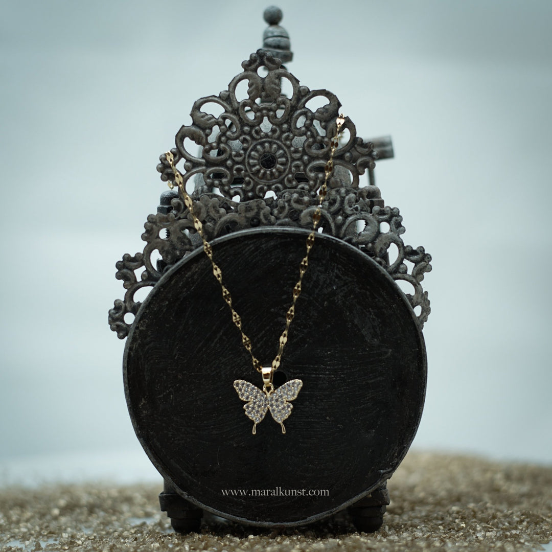 Transformation Butterfly Necklace - Maral Kunst Jewelry